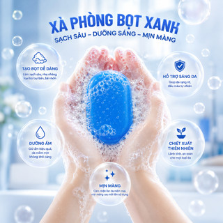 Xà Phòng Thái Dok Anchan Xanh 65g Làm Sáng Da Dưỡng Ẩm Thanh Xà Phòng Làm Mịn Cơ Thể Tự Nhiên