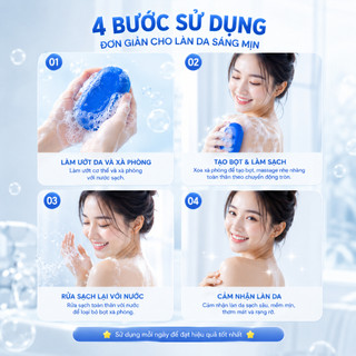Xà Phòng Thái Dok Anchan Xanh 65g Làm Sáng Da Dưỡng Ẩm Thanh Xà Phòng Làm Mịn Cơ Thể Tự Nhiên