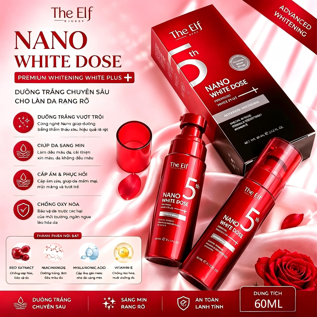 Phiên bản gốc Thái Lan - Tinh chất dưỡng trắng da, dưỡng trắng da, chống lão hóa, xóa tàn nhang