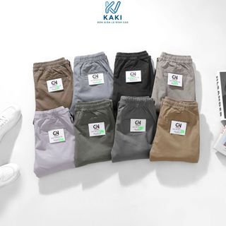 Quần dài kaki nam lưng thun co giãn KV Kaki form slim fit, vải kaki cotton mềm mịn, thoáng khí, mặc đi làm hằng ngày