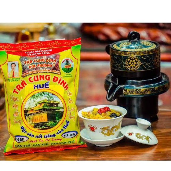 Trà Cung Đình Huế Đức Phượng 500gr - Đặc Sản Làm Quà