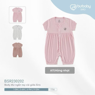 Body đùi ngắn tay cài giữa siro bubaby