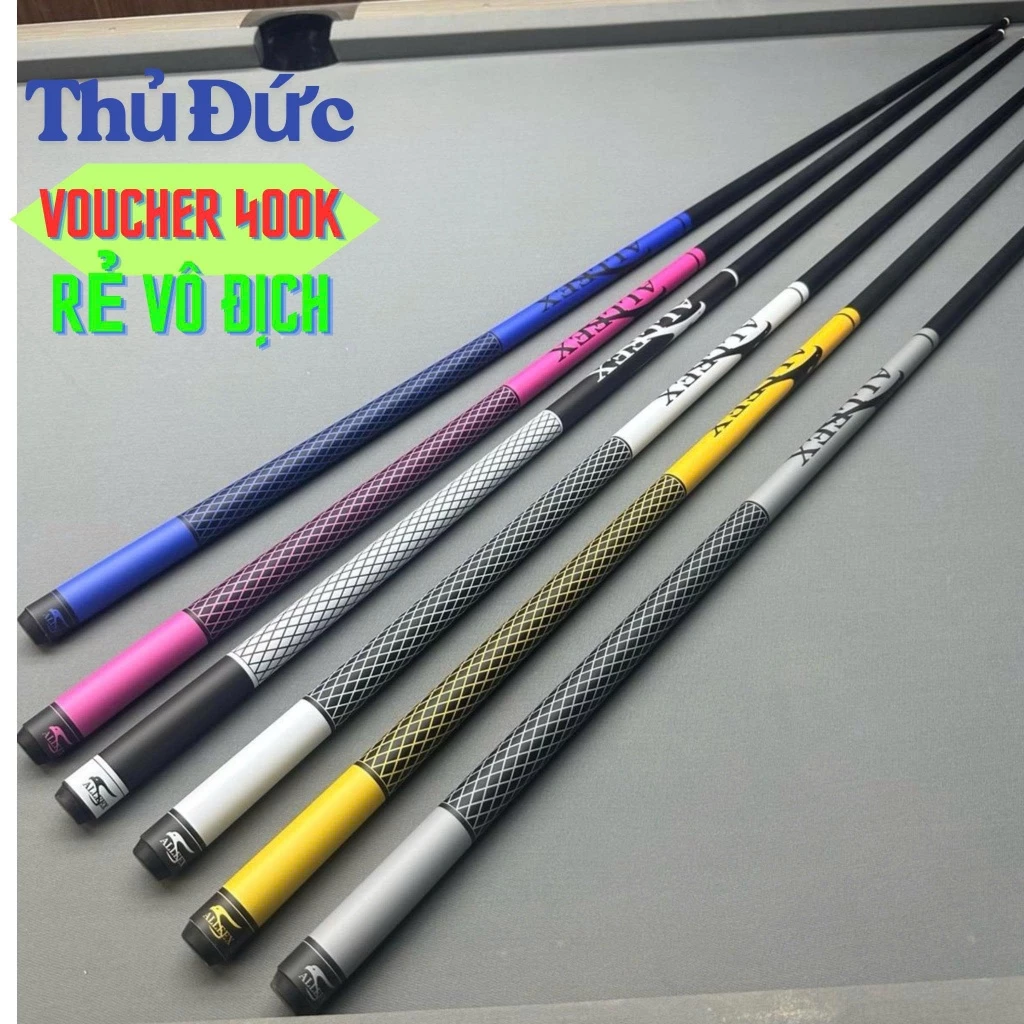 [101R]Cơ Full carbon AIIEEX dành cho CLB_ Gậy carbon 1 khúc