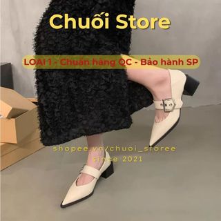Giày lolita nữ da PU tổng hợp dệt vải đế cao su nhẹ nhàng êm chân mềm mại dễ đi