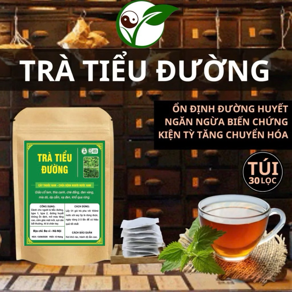 Trà Tiểu Đường, đường huyết cao, Hạ đường huyết, Ổn định Chỉ số, Ngăn ngừa biến chứng