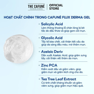 Gel Giảm Mụn Và Thâm the Cafuné Flux Derma Gel 20gram
