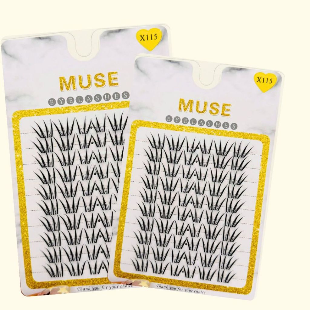 LeeVelvetLashes Mi muse X115 Sợi mi tơ nhân tạo cao cấp, mảnh nhẹ, không gây cộm ngứa