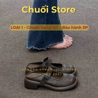 Giày sục nữ da PU tổng hợp dệt vải đế cao su thuận tiện dễ mang êm chân th