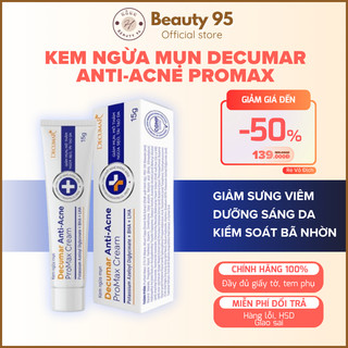 Kem Chấm Giảm Mụn Giảm Sưng Viêm, Mờ Thâm Sẹo Thế Hệ Mới Decumar ProMax Cream 15g