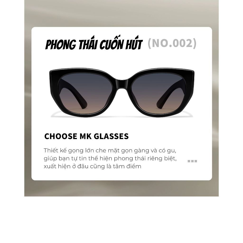 Kính râm phân cực INNI tròng Polarized HD chống chói chống lóa, form vuông mắt mèo 35022
