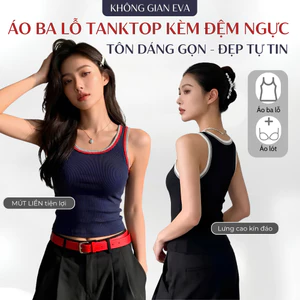 Áo Tanktop Nữ Chất Modal Siêu Mát Kháng Khuẩn Áo Ba Lỗ Nữ Có Sẵn Đệm Ngực Co Giãn Thoải Mái 8008