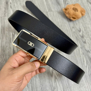 Thắt lưng nam khoá lăn cao cấp da bò và pu bản 3,5cm nịt nam công sở siêu đẹp giaynamdep699