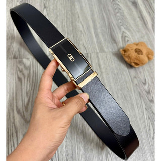 Thắt lưng nam khoá lăn cao cấp da bò và pu bản 3,5cm nịt nam công sở siêu đẹp giaynamdep699