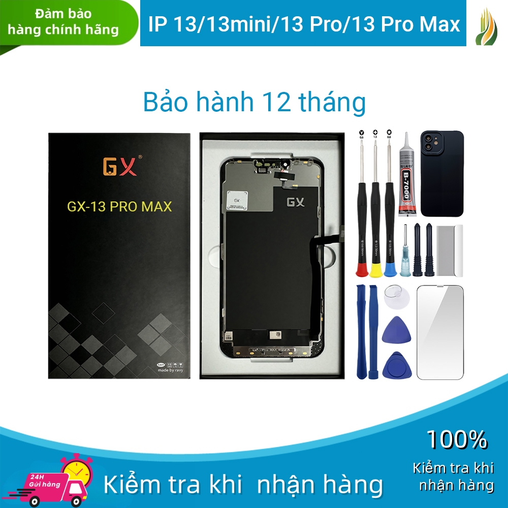 Màn hình GX-OLED-HD-HD+ chính hãng tương thích IP 13/13 Pro/13 mini/13 Pro Max Bảo hành 12T
