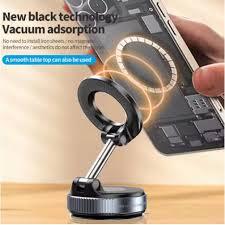Giá Đỡ Điện Thoại Ô Tô Hút Chân Không & Từ Tính - Xoay 360° Đa Hướng, Chống Rung Vượt Trội _G2