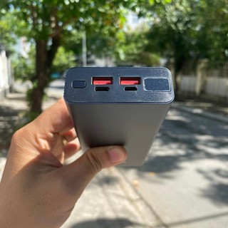 Sạc Dự Phòng POWSION PS-02 20000mAh TypeC PD 20W, 2 USB-A QC3.0 22.5W, Vỏ Kim Loại (Xám) - Phụ Kiện Nhất Tín