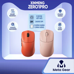 Chuột không dây Xinmeng Zero1 Pro - Chuột Bluetooth 3 mode kết nối, 24000 DPI, Pin 500mAH sử dụng nhiều ngày lthọc