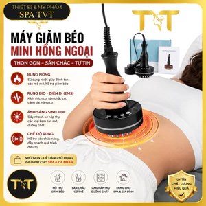 Máy Giảm Béo Mini Hồng Ngoại EMS Rung Nóng Ánh Sáng Sinh Học Săn Chắc Da Cho Spa Cá Nhân