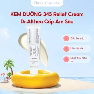 Kem Dưỡng 345 Relief Cream Dr.Althea Cấp Ẩm Sâu, Phục Hồi Dịu Nhẹ Dưỡng Da Thuần Chay 50ml - ThyleeCosmetics