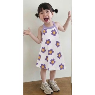 Váy hoa nhí bé gái size 9-35kg chất cotton siêu xinh siêu đáng yêu cho bé hot mùa hè 2026 (HK05)