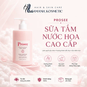 Sữa Tắm Prosee Hương Nước Hoa 500ml Màu Hồng PM7 | Làm Sạch Dịu Nhẹ, Da Mềm Mịn