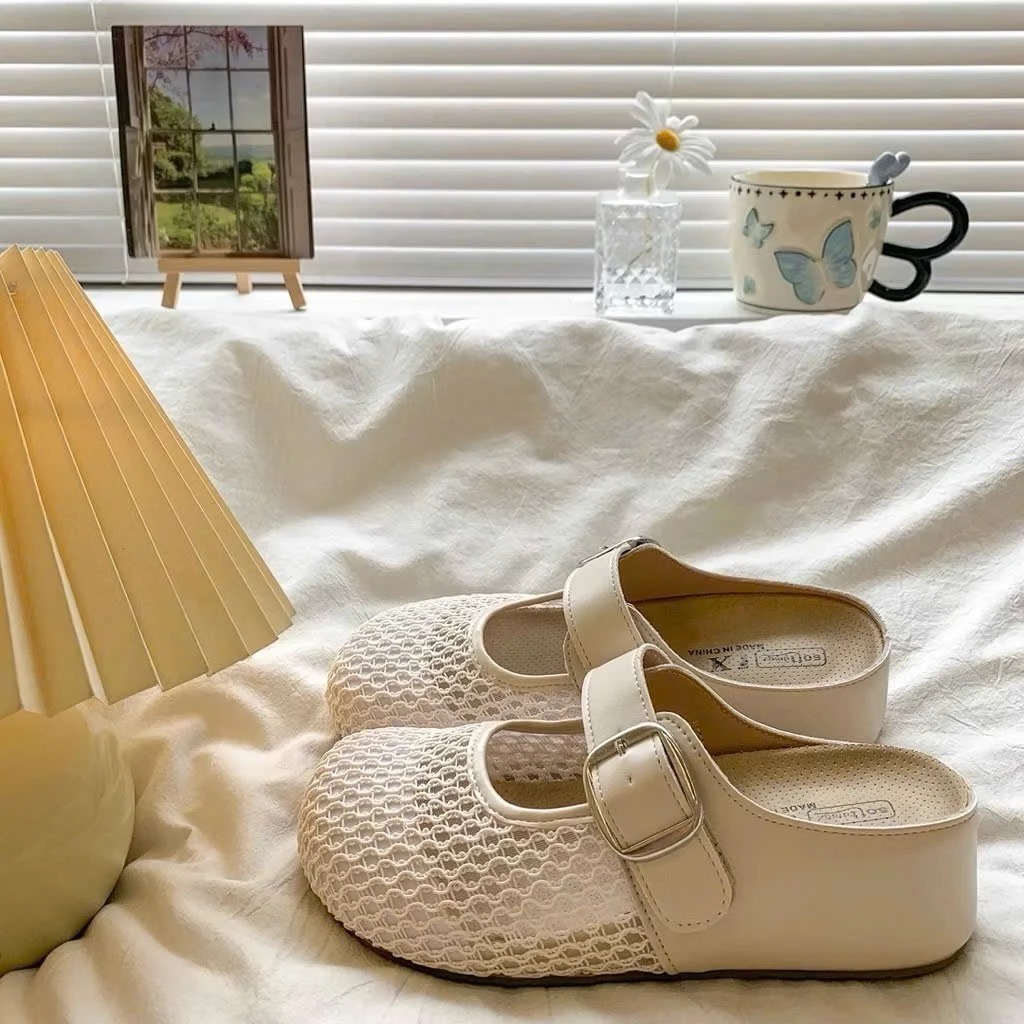 Sục Đế Cao Nữ, Sục Lưới Đế Cao Thoáng Mát N70 || Anshoes Dynasty