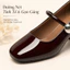 Giày cao gót nữ mule bít mũi 4cm quai ngang quai hậu, dép nữ cao gót thanh lịch
