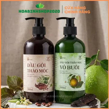 Dầu Gội Vỏ Bưởi -Dầu gội Thảo Dược , thảo mộc giúp kiềm dầu, sạch gàu, nấm, ngứa, ngăn rụng tóc handamde