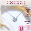 Dây chuyền nữ titan thiên nga mặt đá nhiều màu Crystal SWAN cầu vồng CHERRY JEWELRY trang sức
