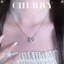 Dây chuyền nữ titan thiên nga mặt đá nhiều màu Crystal SWAN cầu vồng CHERRY JEWELRY trang sức