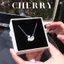 Dây chuyền nữ titan thiên nga mặt đá nhiều màu Crystal SWAN cầu vồng CHERRY JEWELRY trang sức