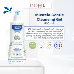 Sữa Tắm Gội Cho Trẻ Sơ Sinh & Em Bé Da Thường Mustela 500ml