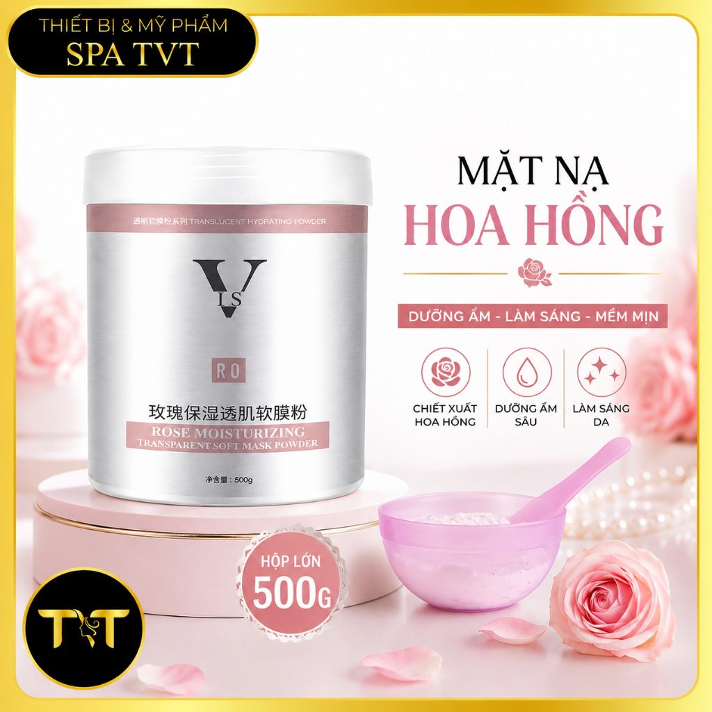 MẶT NẠ COLLAGEN CAO CẤP 500G, TRẮNG DA, DƯỠNG ẨM, VÀNG GOLD, HOA HỒNG, LAVENDER, HOA CÚC