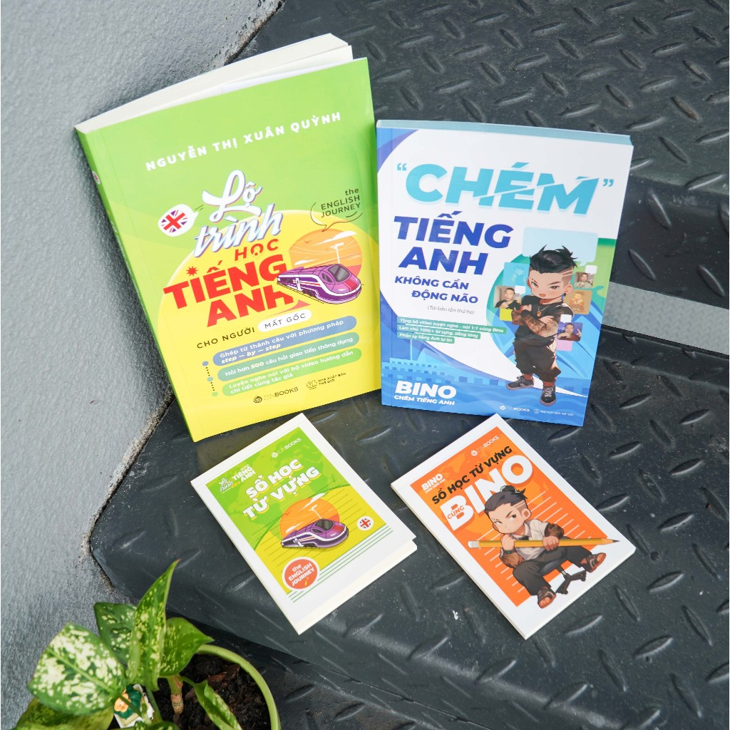 Combo Sách Chinh Phục Tiếng Anh: Chém Tiếng Anh Không Cần Động Não + Lộ Trình Học Tiếng Anh Mất Gốc