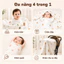 Khăn Tắm Hè Siêu Thấm Hút Và Nhanh Khô Vải Xô Nhăn Cho Bé Mẹ&Bé 6 Lớp Doomi Baby HT618-HT720-HT834