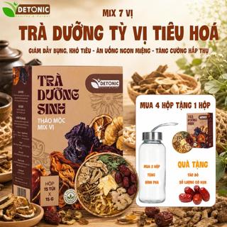 Trà dưỡng tỳ vị DETONIC hỗ trợ tiêu hóa, tăng cường hấp thu dinh dưỡng, giảm ợ hơi đầy bụng, ăn uống không ngon miệng