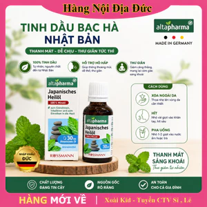 Tinh Dầu Thảo Dược Bạc Hà Altapharma Japanisches Heilol 30ml của Đức mẫu mới nhất (Date xa)