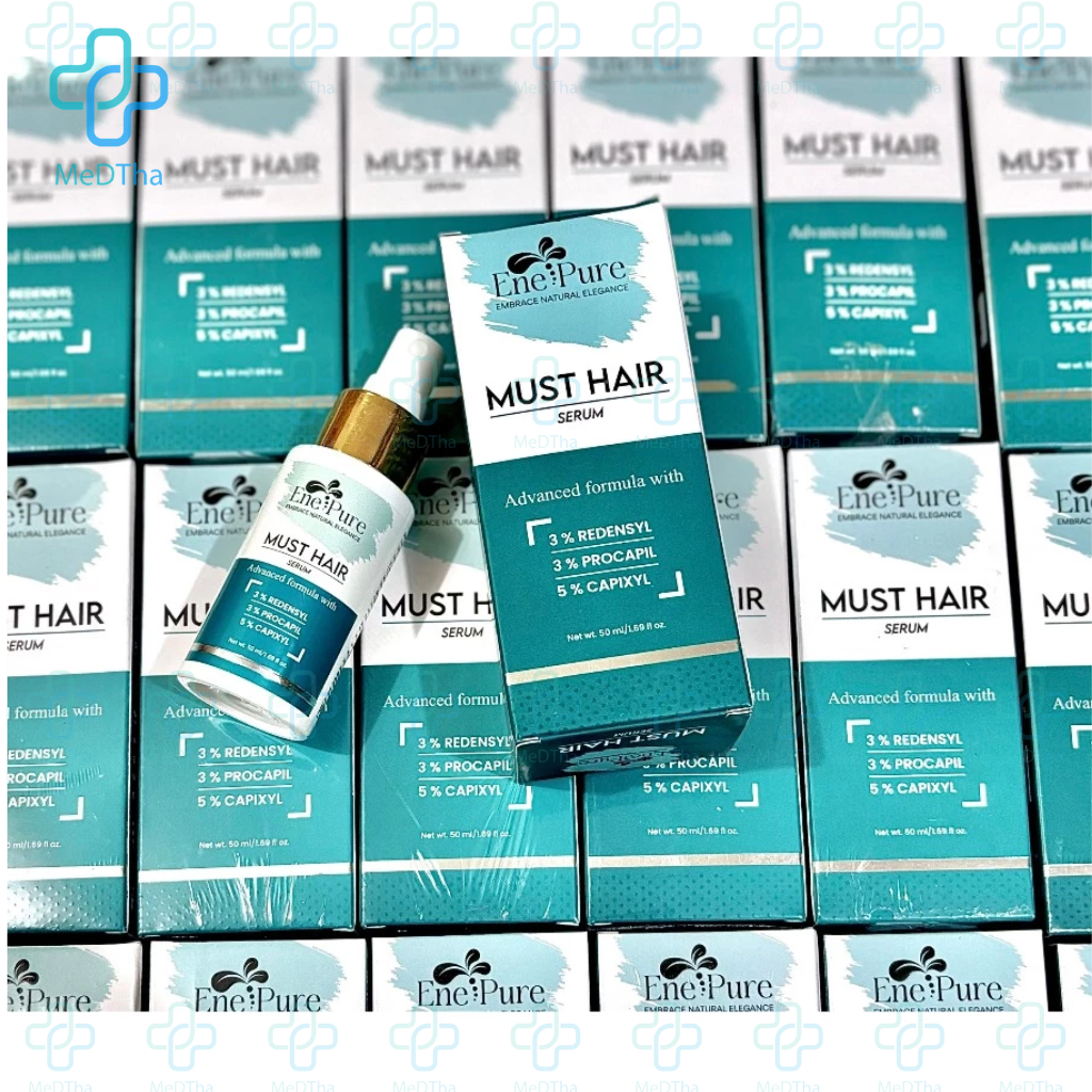 Serum Mọc Tóc Must Hair 50ml 3% Redensyl, 3% Procapil, 5% Capixyl Hỗ Trợ Giảm Rụng Tóc Hiệu Quả