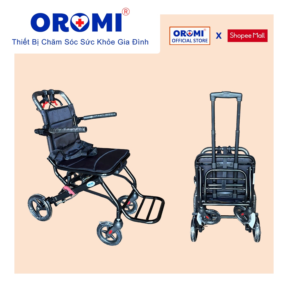 Xe Lăn Du Lịch OROMI XL-84S - Gấp Gọn Siêu Nhẹ