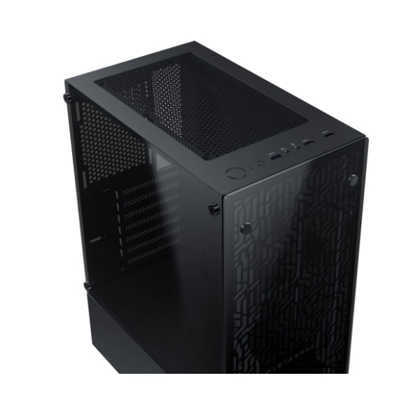 Vỏ Case Máy Tính Xigmatek NYA - Mid Tower Kính Cường Lực Hỗ Trợ ATX M-ATX ITX Màu Đen (Không Kèm Fan) | BigBuy360 - bigbuy360.vn