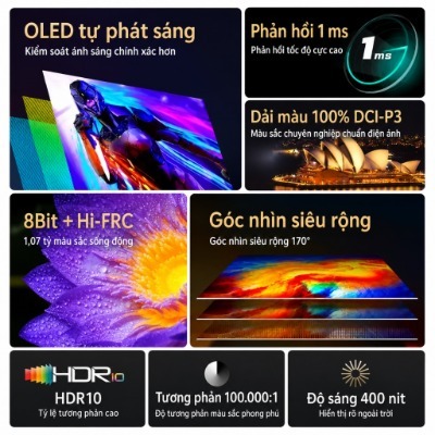 Màn Hình Di Động ARZOPA A3C Pro 13.3" OLED FHD | HDR10 | 100% DCI-P3 | USB-C | Chính Hãng | Hỏa Tốc