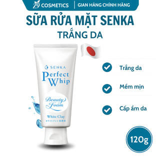 Sữa Rửa Mặt Senka Perfect Giúp Trắng Sáng Da, Cho Da Sạch Thoáng 120G