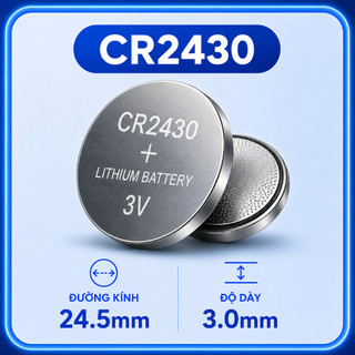(Vỉ 5 Viên) Pin cúc áo CR1216, CR1220, CR1616, CR1620, CR1632, CR2016, CR2025, CR2032, CR2430