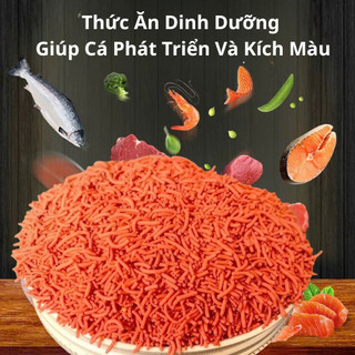 Cám Trùng Chỉ Sấy Khô Giúp Tăng Size, Thức Ăn Cho Cá Giúp Tăng Size Lên Màu Nhanh