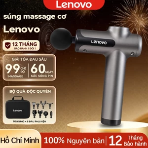 Máy massage cầm tay chính hãng Lenovo 99 mức lực đấm cực mạnh, máy massage cổ vai gáy, massage lưng giảm đau nhức
