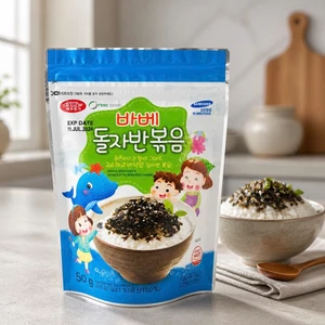 Rong Biển Trộn Cơm Cho Bé Baby Hàn Quốc Tẩm Gia Vị Ăn Dặm Thơm Ngon Gói 50g