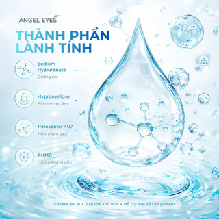 Nước nhỏ mắt kính áp tròng Aqua B5 | Dung dịch nhỏ mắt lens hỗ trợ cấp ẩm khi đeo lens