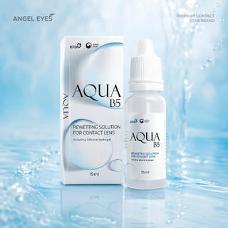 Nước nhỏ mắt kính áp tròng Aqua B5 | Dung dịch nhỏ mắt lens hỗ trợ cấp ẩm khi đeo lens
