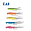Dao gọt hoa quả lưỡi thẳng 94mm KAI Hocho Kitchen Knife Short bằng thép không gỉ cán nhựa PP nhiều màu (Vỉ nhựa)