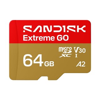 [MẪU MỚI] Thẻ nhớ MicroSDXC SanDisk Extreme GO 64GB V30 U3 A2 đọc 170MB/s ghi 90MB/s - hỗ trợ 4K UHD